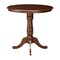 International Concepts Round 36 in Rd Top Pedestal Table, 12 in Leaf, 34.9 inH, Adjustable Height, Espresso, 36 in W, 48 in L K581-36RXT-6B - alternate 2